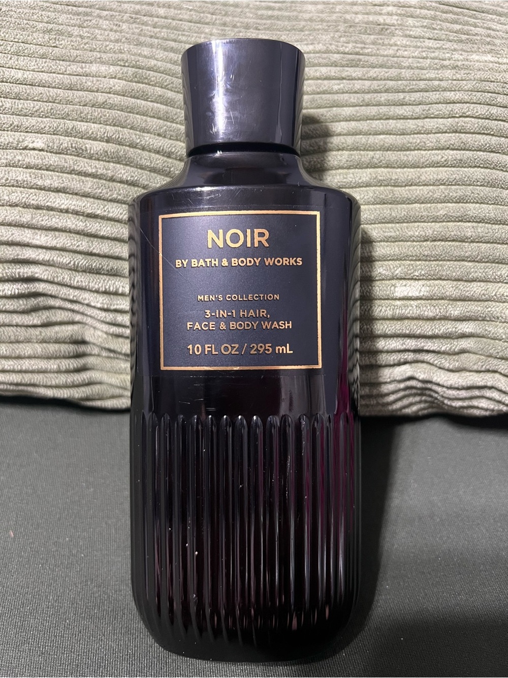 Bath & Body Works NOIR 3-in-1 Hair Face & Body Wash - Deep Plum with Gold Label